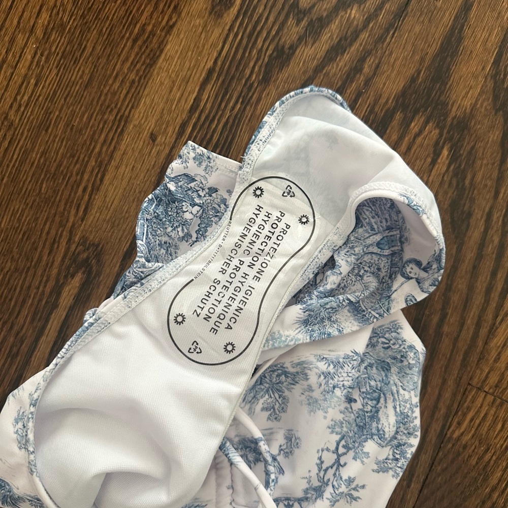NWT Cider Blue and White bikini - Picture 8 of 11